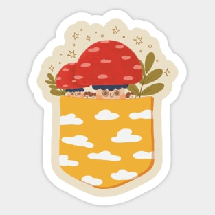 Pocket Mushrooms Sticker